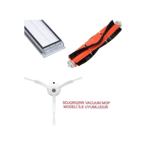 SDJQR02RR Vacuum Robot süpürge uyumlu yedek parça seti