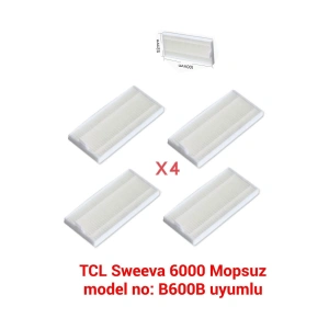 TCL Sweeva 6000 Mopsuz model no: B600B HEPA filtre 4 adet