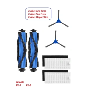 Wiami Fx-7 / Fx-8 Robot Süpürge Fırça filtre yedek parça