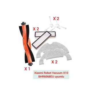 Xiaomi BHR6068EU X10 robot vacuum uyumlu yedek parça seti