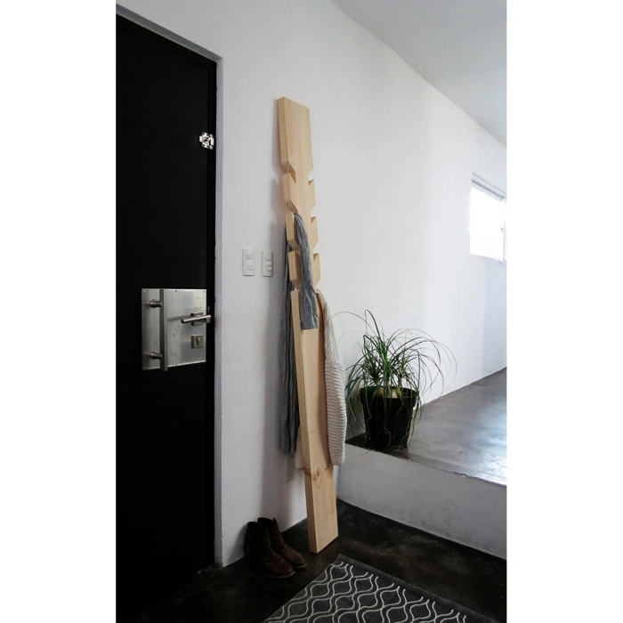 Rustic çam portmanto/askılık