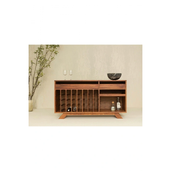 Ahşap vintage mini bar/şaraplık