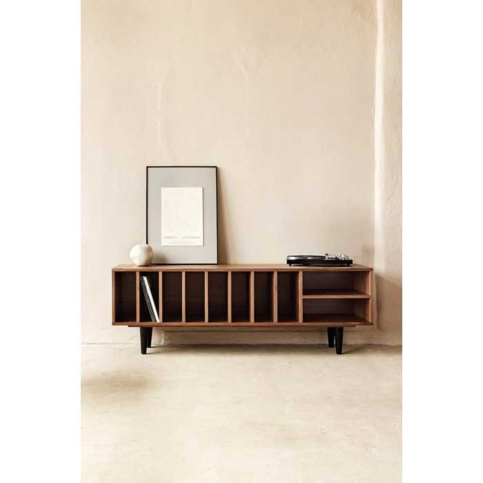 Vintage Scandinavian model bookcase & console