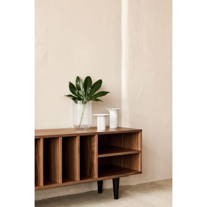 Vintage Scandinavian model bookcase & console