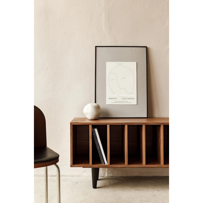 Vintage Scandinavian model bookcase & console