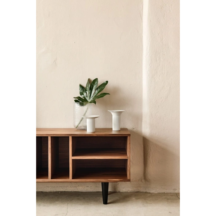 Vintage Scandinavian model bookcase & console