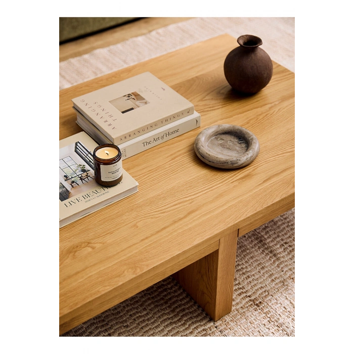 Natural oak coffee table