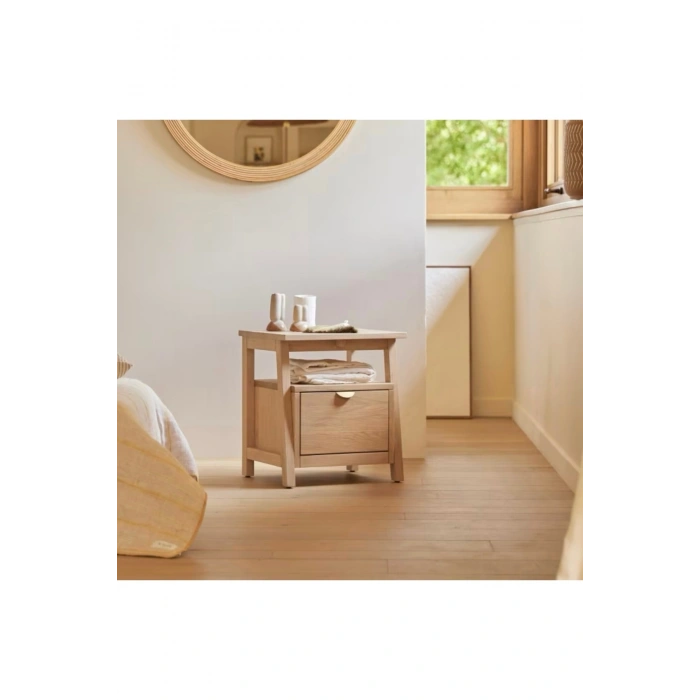 Bedside table in solid pine WildWood
