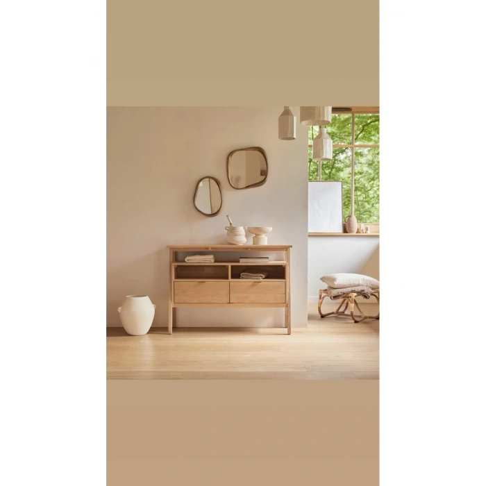 Solid pine storage unit