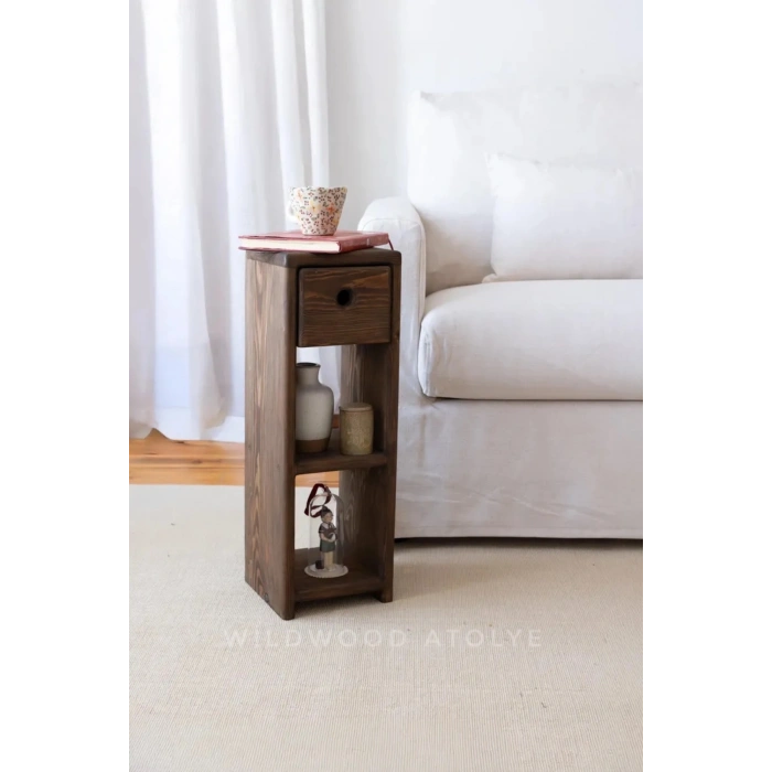 Zen Wood Bedside Table(Wildwood)
