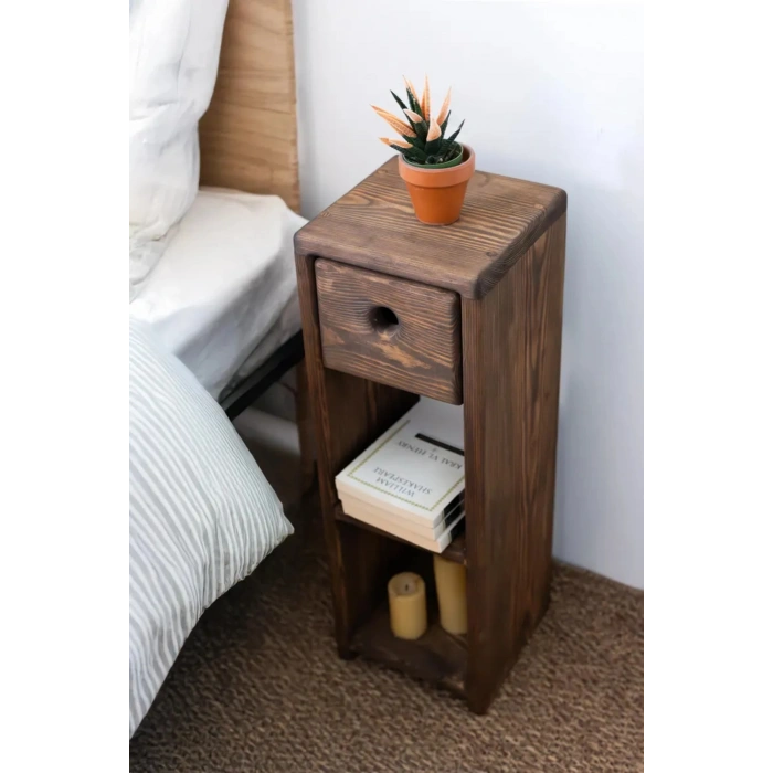 Zen Wood Bedside Table(Wildwood)