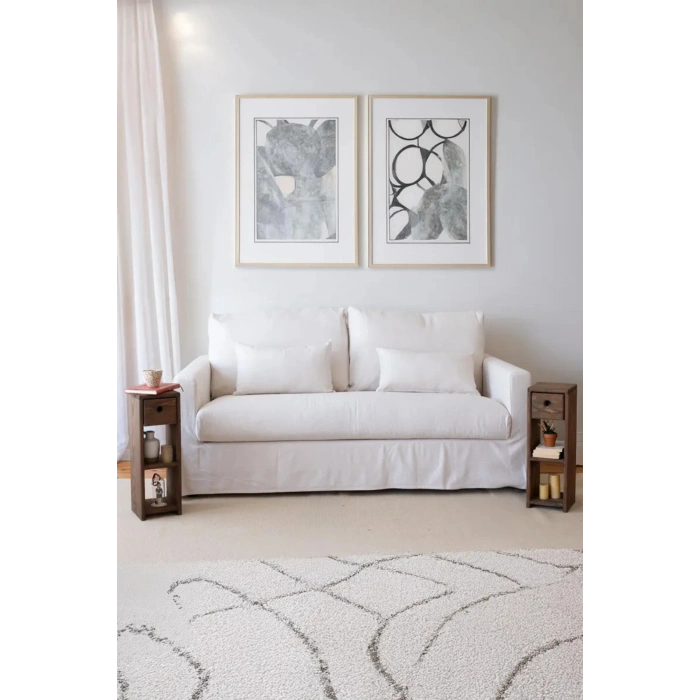 Zen Wood Bedside Table(Wildwood)