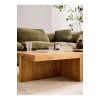 Natural oak coffee table