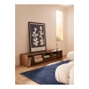 Scandinavian angle TV unit