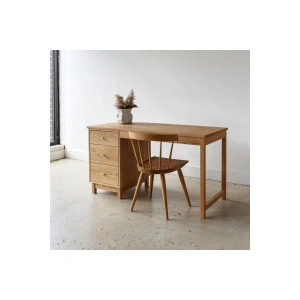 Ahşap iskandinav stil modern çalışma masası
