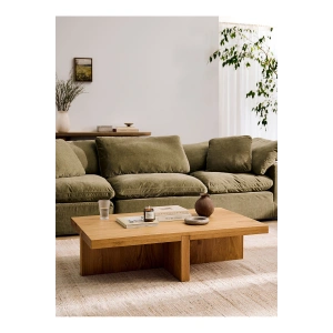 Natural oak coffee table