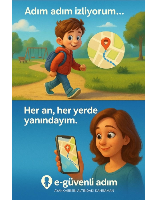 AirTag Uyumlu Akıllı Ayakkabı Tabanı Çocukalar İçin ( iOS UYUMLU)