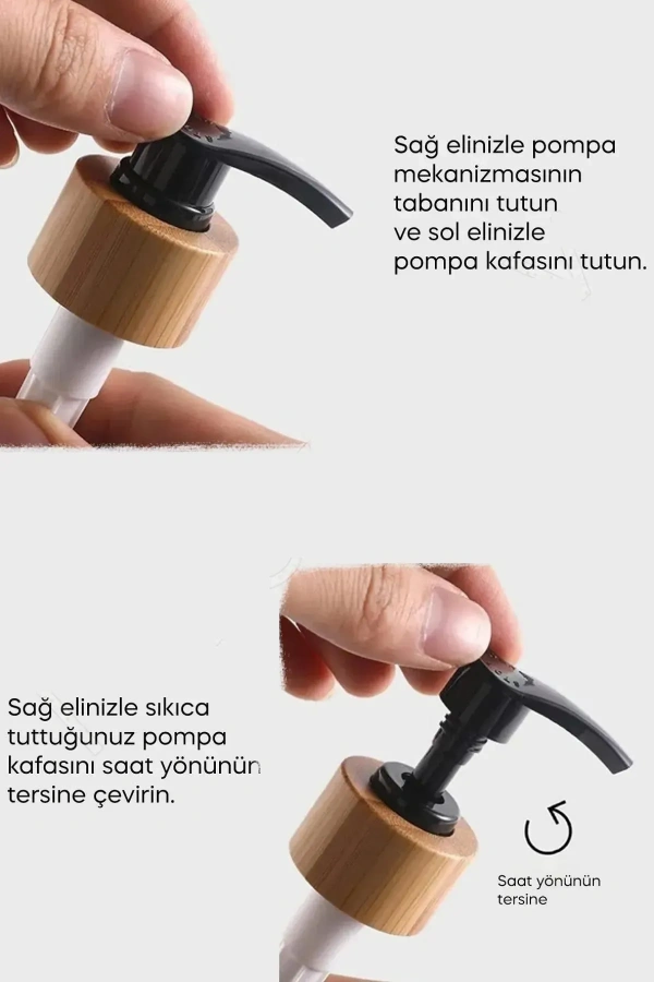 2 li Hands Dishes Siyah Beyaz Dekoratif Mutfak Banyo Sıvı Cam Sabunluk Seti Bambu Stantlı Set 500 ml
