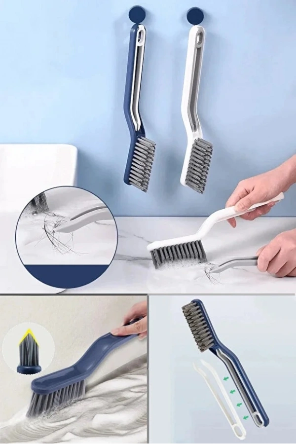 Cımbız Maşalı V Uçlu Gider Açıcı Temizlik Fırçası | Lavabo Banyo Gider ve Mutfak Fırçası