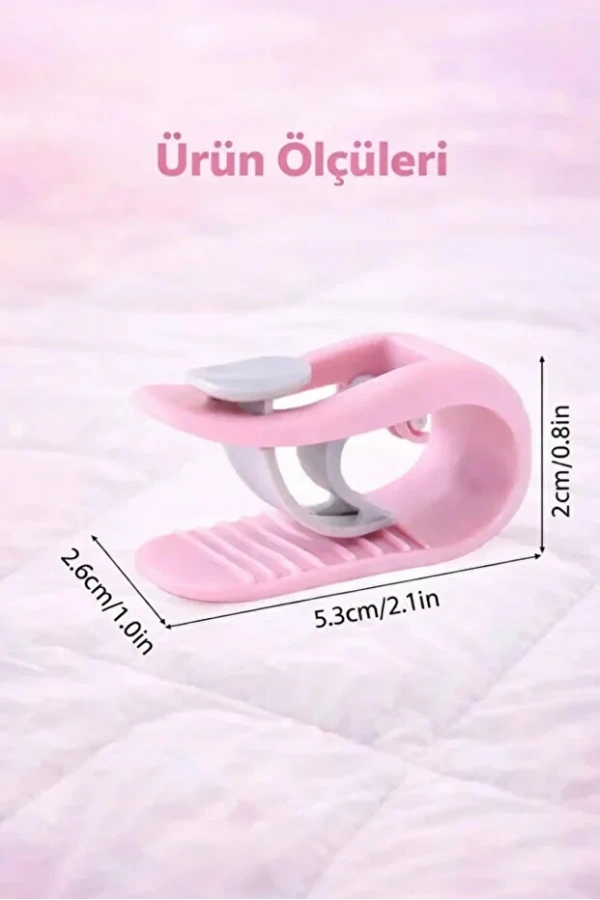 Yorgan Nevresim Sabitleme Çarşaf Perde Tül Sabitleyici Tutucu Organizer Klips Tutucu Aparat 10 Adet
