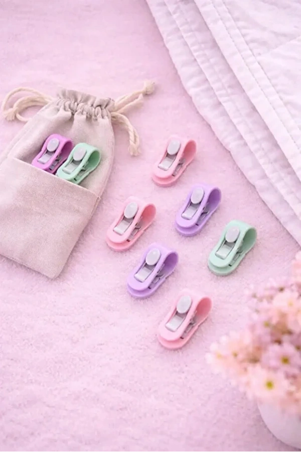 Yorgan Nevresim Sabitleme Çarşaf Perde Tül Sabitleyici Tutucu Organizer Klips Tutucu Aparat 10 Adet