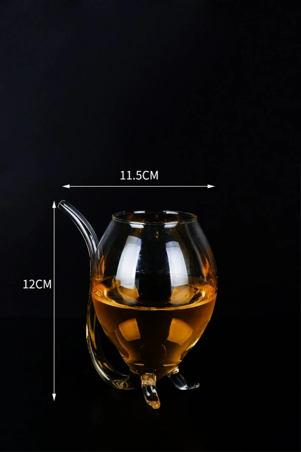 Isıya Dayanıklı Borosilikat Vampir Bardak 1 Adet