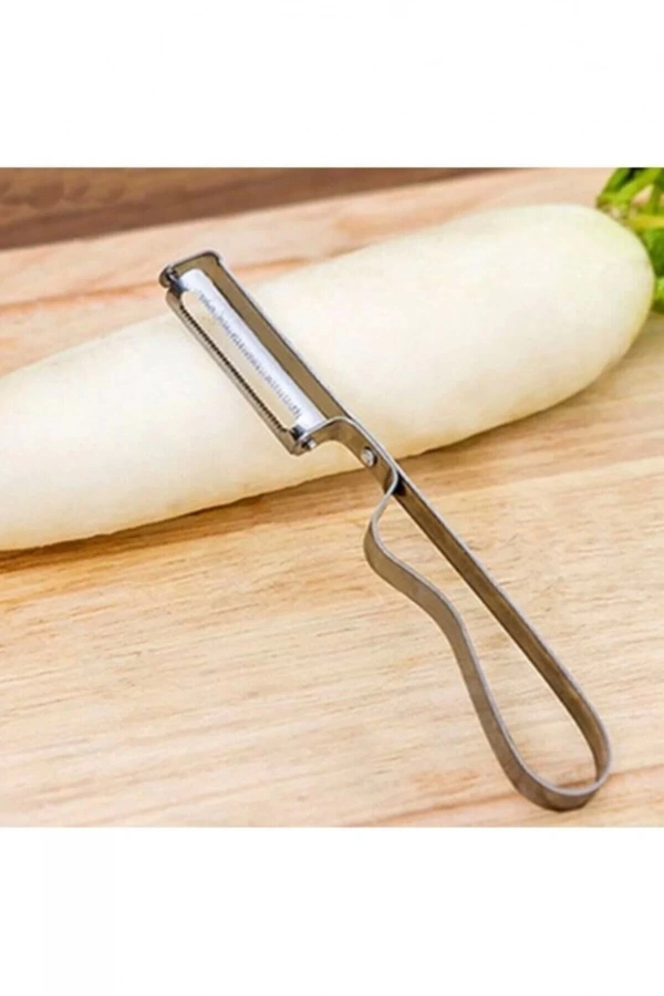 Metal Yan Soyacak Çelik Sebze Soyacak Çelik Paslanmaz 3lü Set