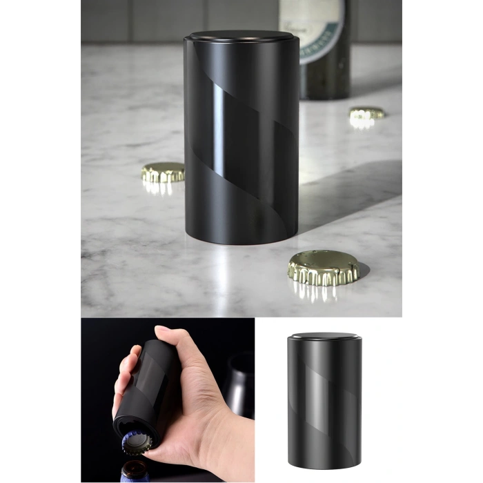 2li Otomatik Basmalı Şişe Kapak Açacağı Multi Fonksiyonel Hızlı Meşrubat Soda Kapağı Açma Aparatı