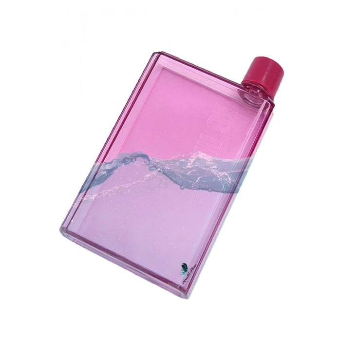 A5 Bottle Motivasyonel Su Matara Notebook Sporcu Suluk Su Matarası 350 ML