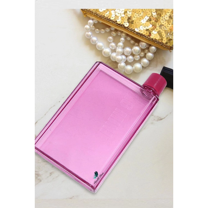 A5 Bottle Motivasyonel Su Matara Notebook Sporcu Suluk Su Matarası 350 ML