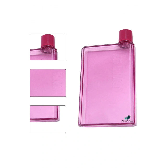 A5 Bottle Motivasyonel Su Matara Notebook Sporcu Suluk Su Matarası 350 ML
