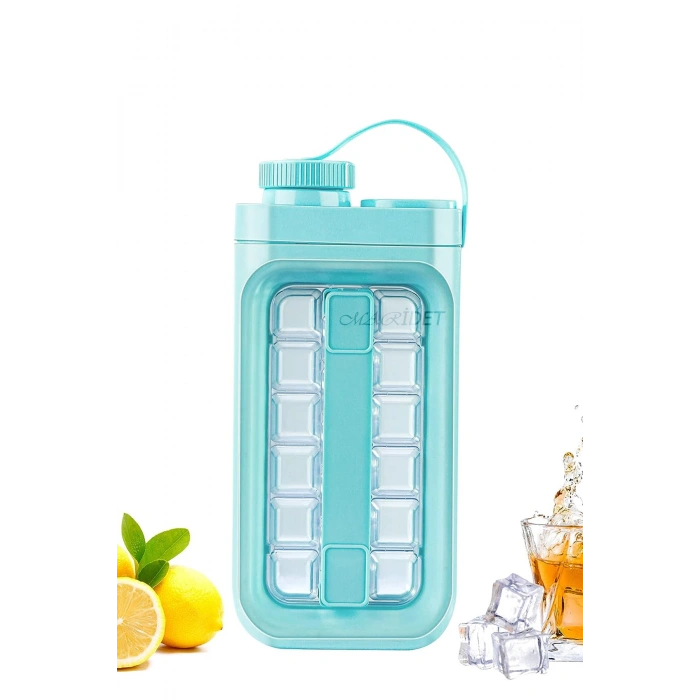 Buz Küpü Kalıbı İçecek Şişesi Buzlu Su Sürahisi Dondurulmuş Buz Küpü Kalıbı