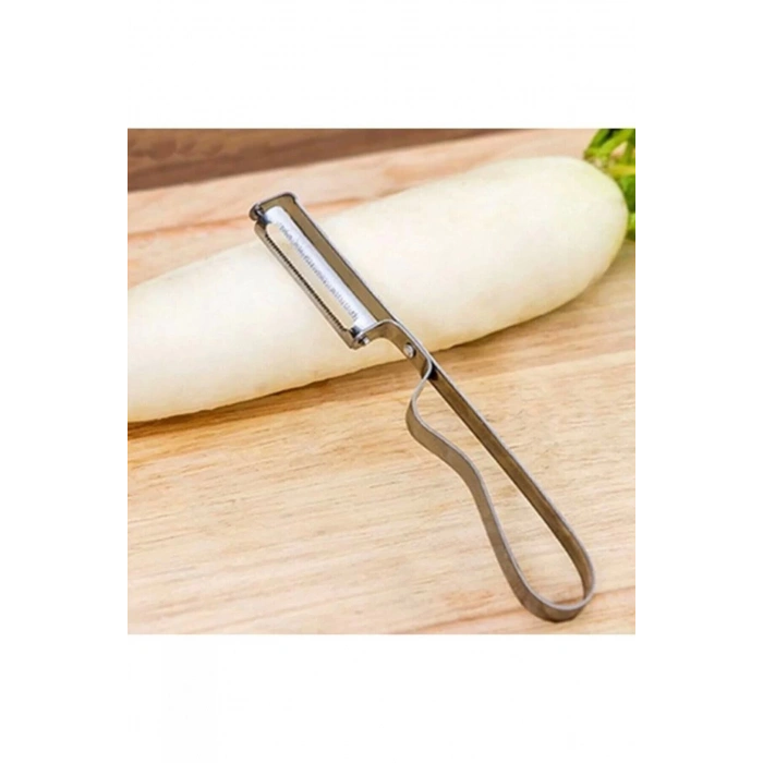 Metal Yan Soyacak Çelik Sebze Soyacak Çelik Paslanmaz 3lü Set