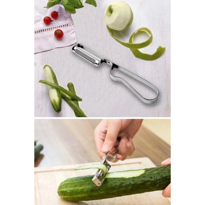 Metal Yan Soyacak Çelik Sebze Soyacak Çelik Paslanmaz