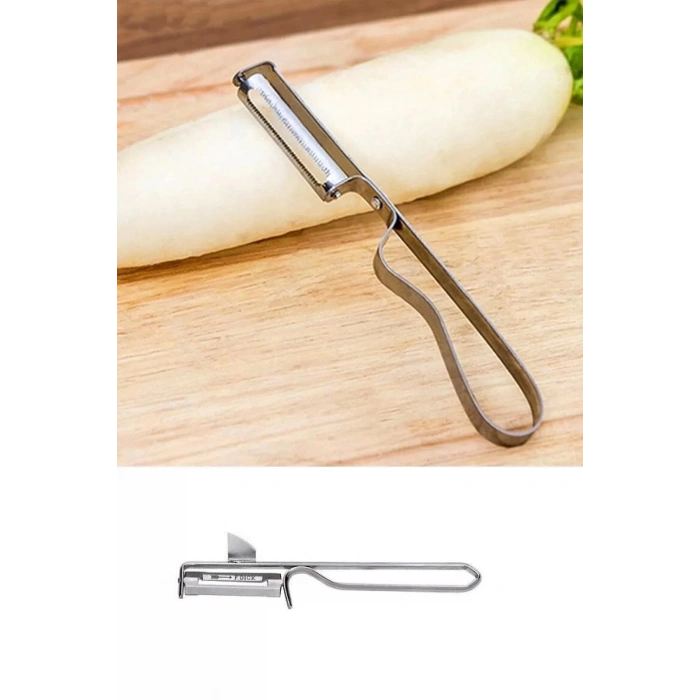 Metal Yan Soyacak Çelik Sebze Soyacak Çelik Paslanmaz