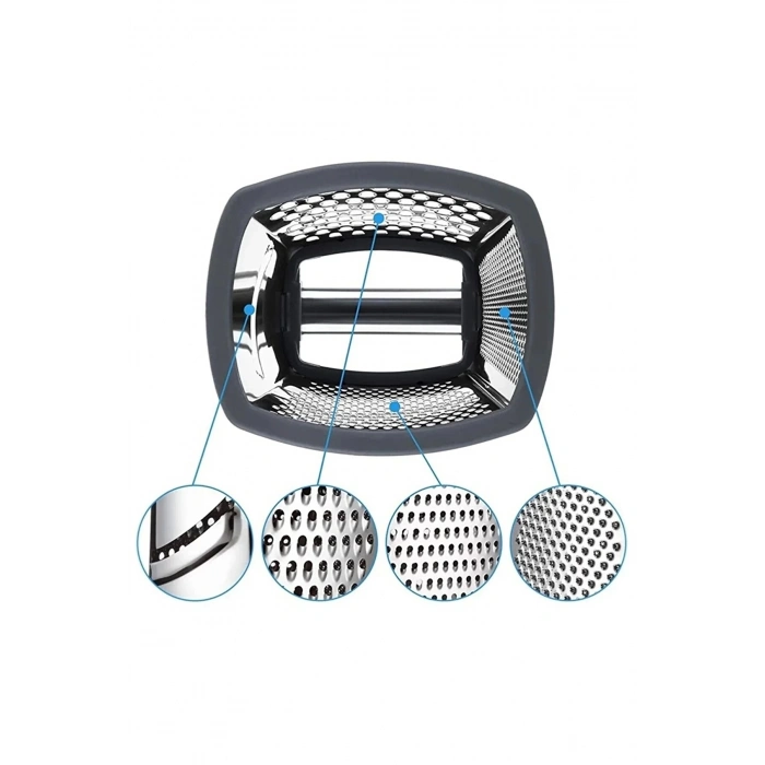 Paslanmaz Büyük Boy Çelik Rende Silikon Tabanlı Çok Fonksiyonlu Çelik Rende