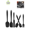 6 Parça Silikon Spatula Seti Pasta Yumurta Fırçası Kaşık Bıçak Spatula Yemek Hazırlık Seti