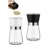 4lü Seramik Bıçaklı Tuzluk Karabiber Değirmeni Karabiber Biberlik  Öğütücü Baharatlık Takımı