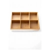 Bambu 6 Bölmeli Organizer Takı Düzenleyici Kuruyemiş Saklama Mutfak Organizer