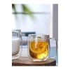 Çift Cidarlı Cam Bardak Kupa Çift Katlı Isı Yalıtımlı Espresso Latte Bardağı 2 Adet