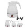 Mini Silikon Katlanabilir Kettle Kolay Kullanım Su Isıtıcı Taşınabilir Seyahat Piknik Demlik 600ml