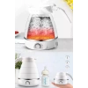 Mini Silikon Katlanabilir Kettle Kolay Kullanım Su Isıtıcı Taşınabilir Seyahat Piknik Demlik 600ml