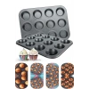 Muffin Kalıbı 12li + 24lü Kek Kurabiye Cupcake Muffin Kalıbı Fırın Kapsül Tepsisi