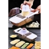 Multi Fonksiyonlu Paslanmaz 8 Bıçaklı Rende Sebze Patates Doğrayıcı Dilimleyici Pratik Rende Seti