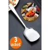 Servis Kaşığı Seti 3 Lü Paslanmaz Çelik Lüx Salata Börek Pasta Fırın Tavuk Patates Servis Kaşığı