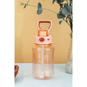 800 ML Motivasyonel Sporcu Su Şişesi Tritan Suluk Su Matarası Pipetli Suluk