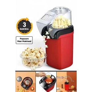 Popcorn Mısır Patlatma Makinesi | Yağsız Mısır Patlatma Elektrikli Mısır Patlatma Makinesi