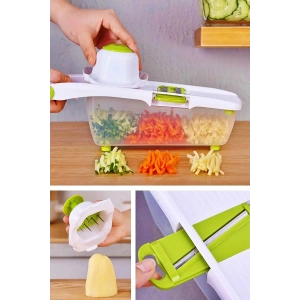 Rende Pratik Dilimleyici 13 Parça Hazneli Rendeleme Seti