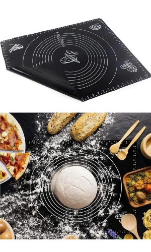 Premium Hamur Matı Açma Silikon Hamur Açma Pasta Fırın Hamur Matı