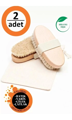 Selülit Fırçası Doğal Ahşap At Kıllı Fırçası Çatlak Batık Varis Karşıtı